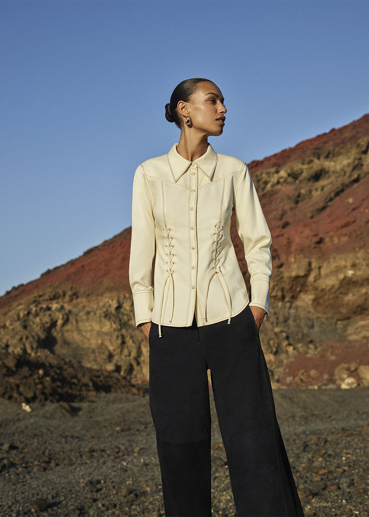 Addison Lace Detail Shirt