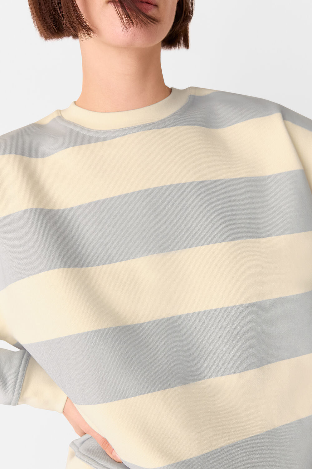 Wide Stripe Sweat