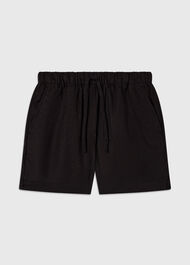 Petite Linen Elasticated Short