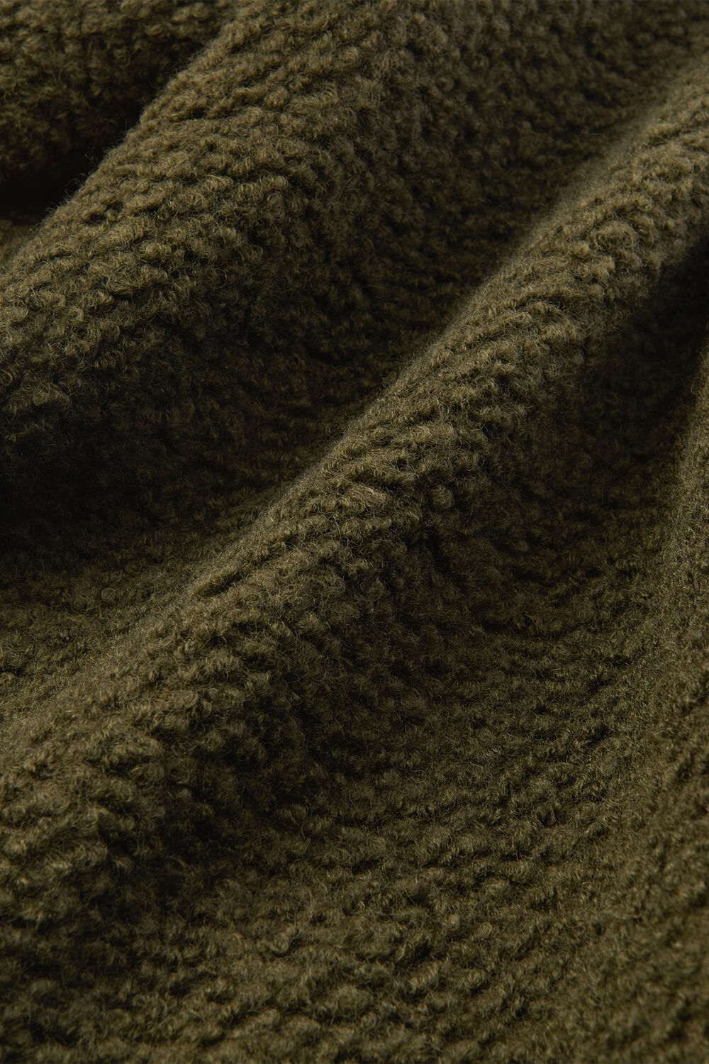 Khaki Romy Boucle Coat