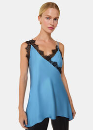 Iris Lace Detail Wrap Cami