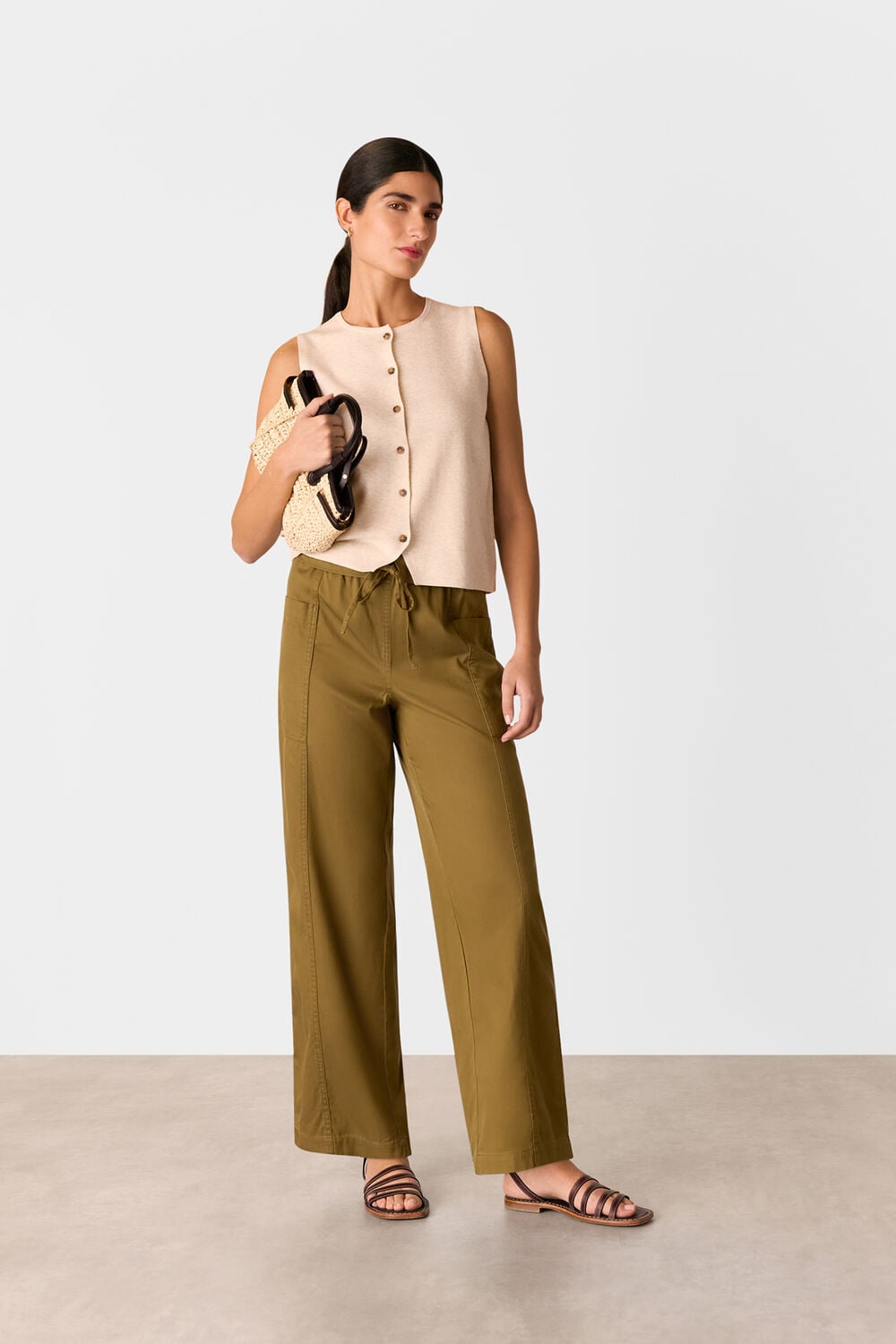 Paper Bag Waistband Trouser