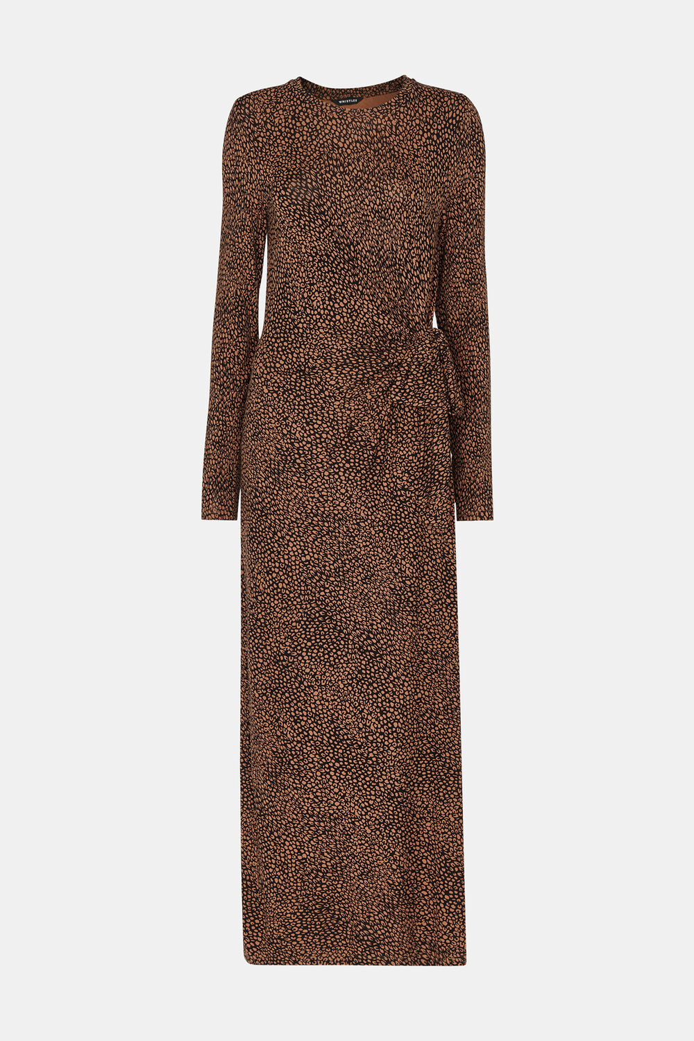 Coffee Bean Tie Jersey Dress