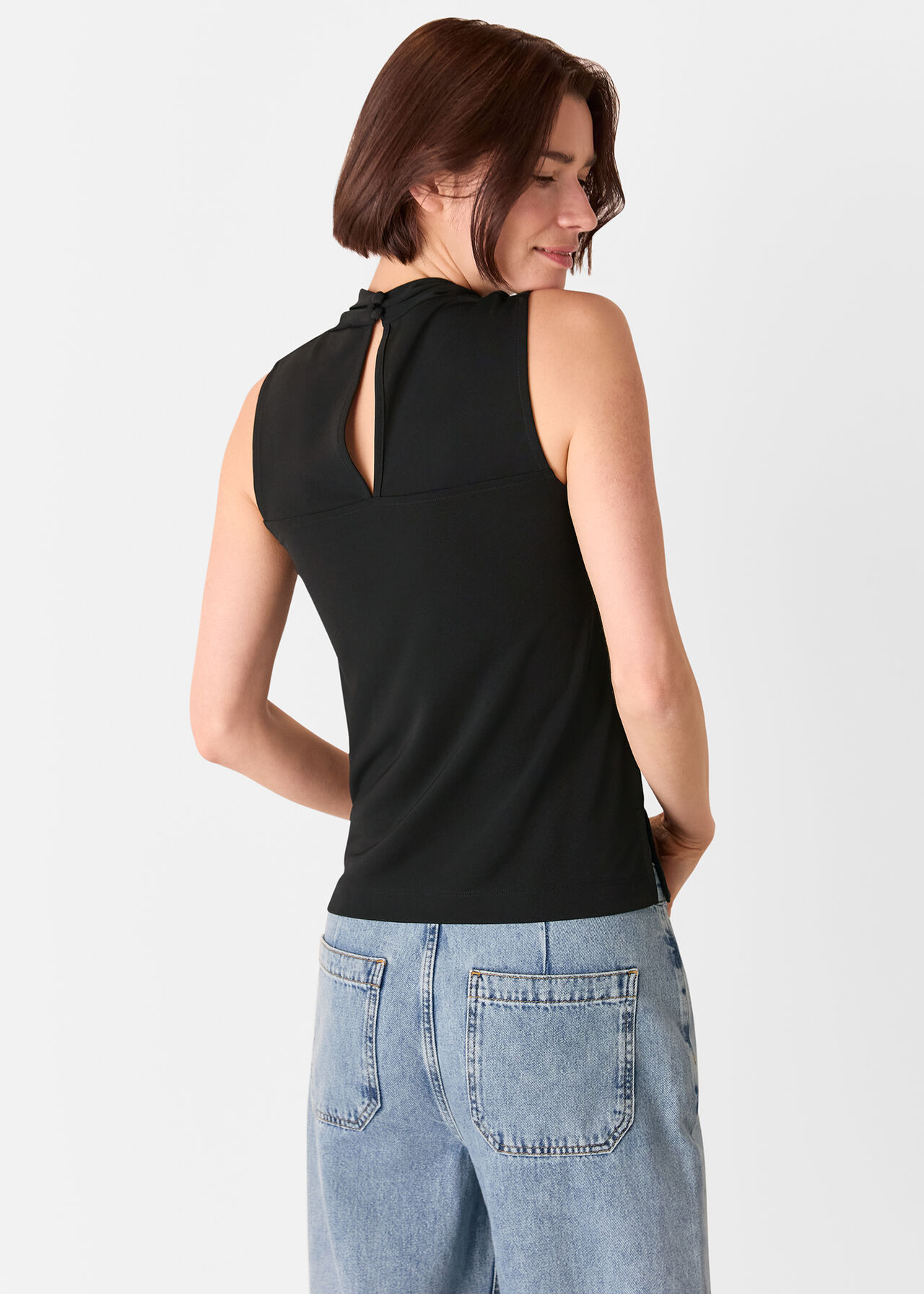 Cowl Neck Detail Top