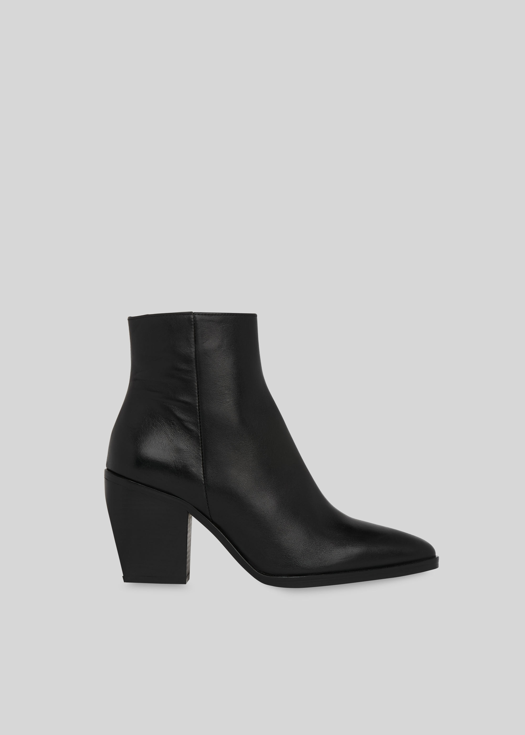black western ankle boots