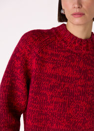 Chunky Wool Fleck Knit