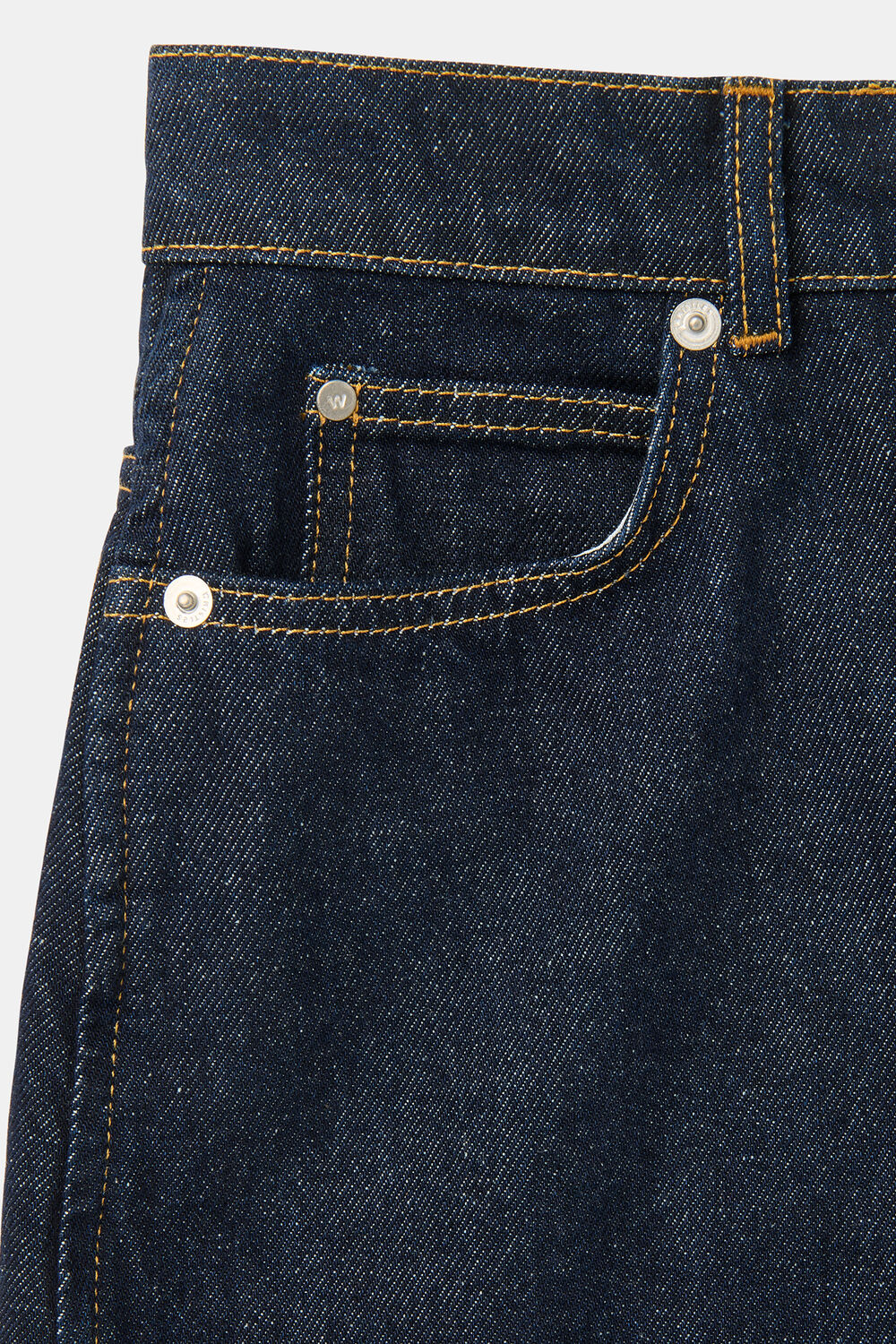 Dark Denim Authentic Barrel Leg Jean