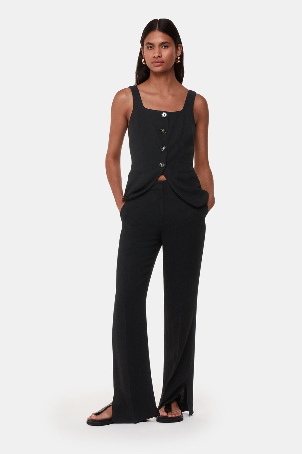 Leyla Crepe Trouser