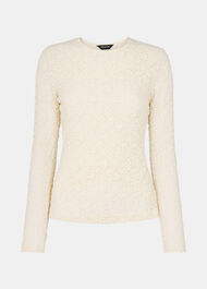 Jersey Lace Long Sleeve Top