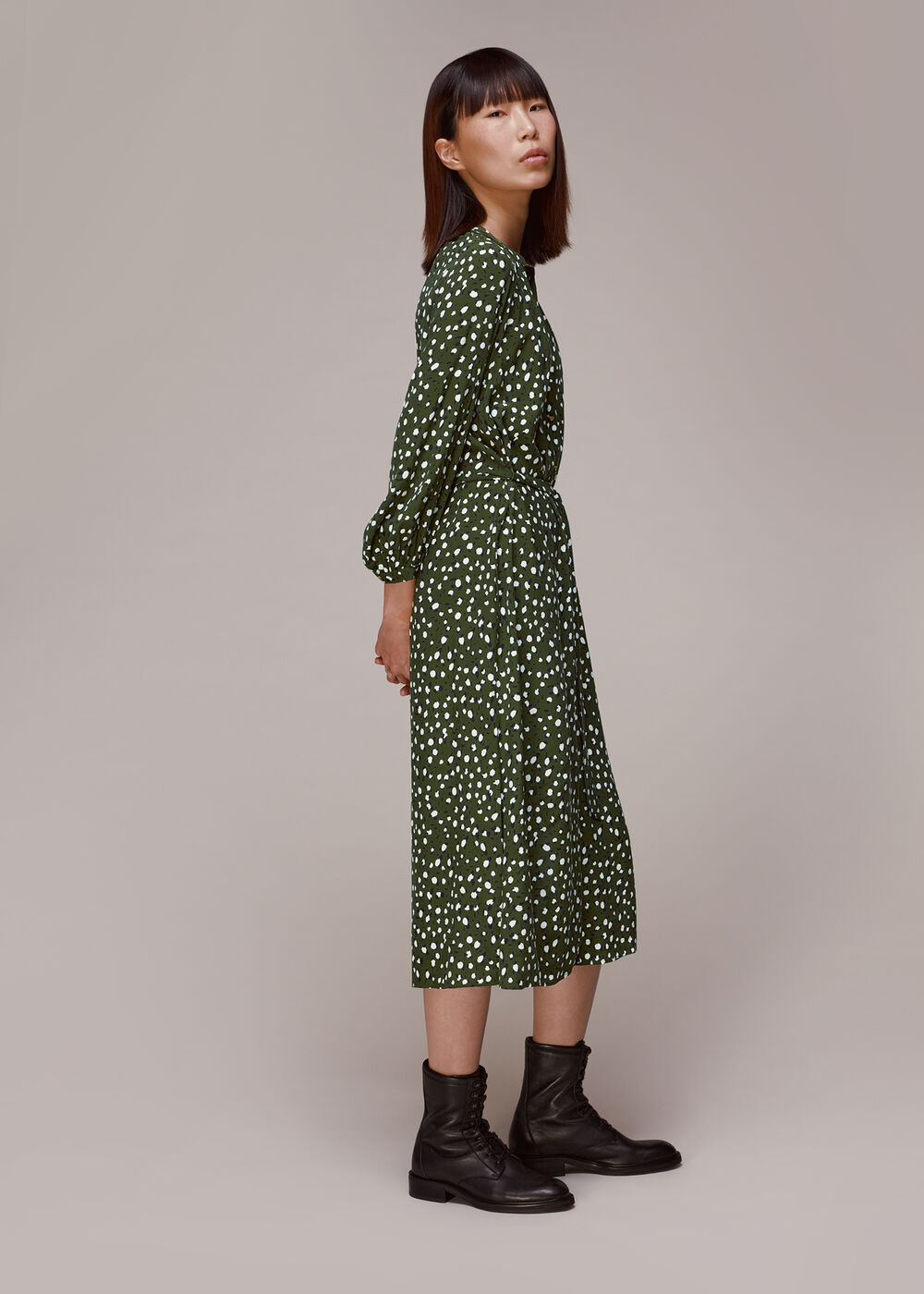 Livi Wild Leopard Midi Dress