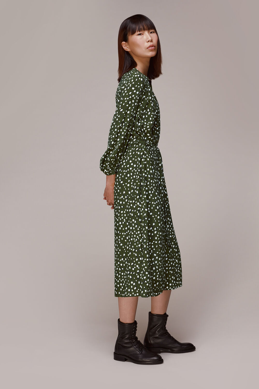 Livi Wild Leopard Midi Dress