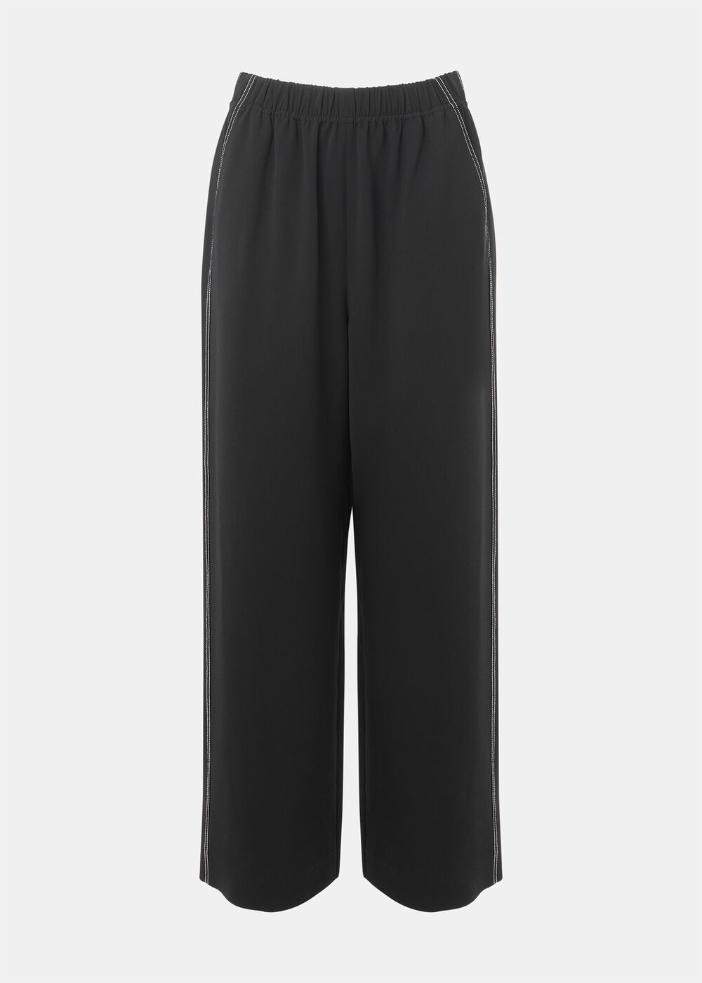 Crepe Stitch Detail Trouser