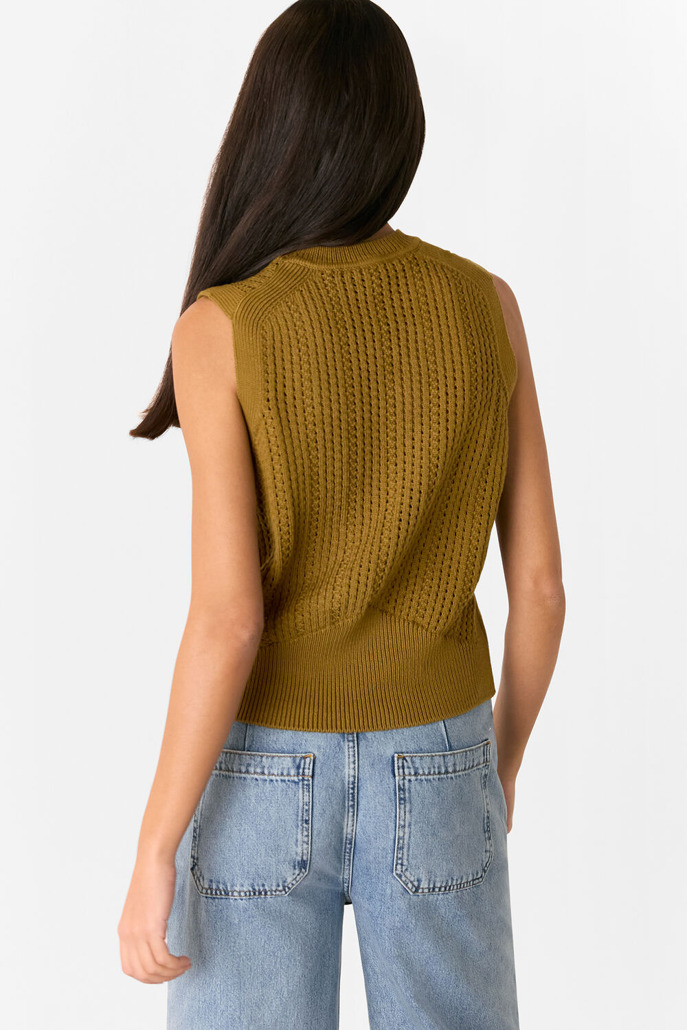 Pointelle Knitted Tank