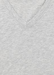 Willa V-Neck Cap Sleeve Tee