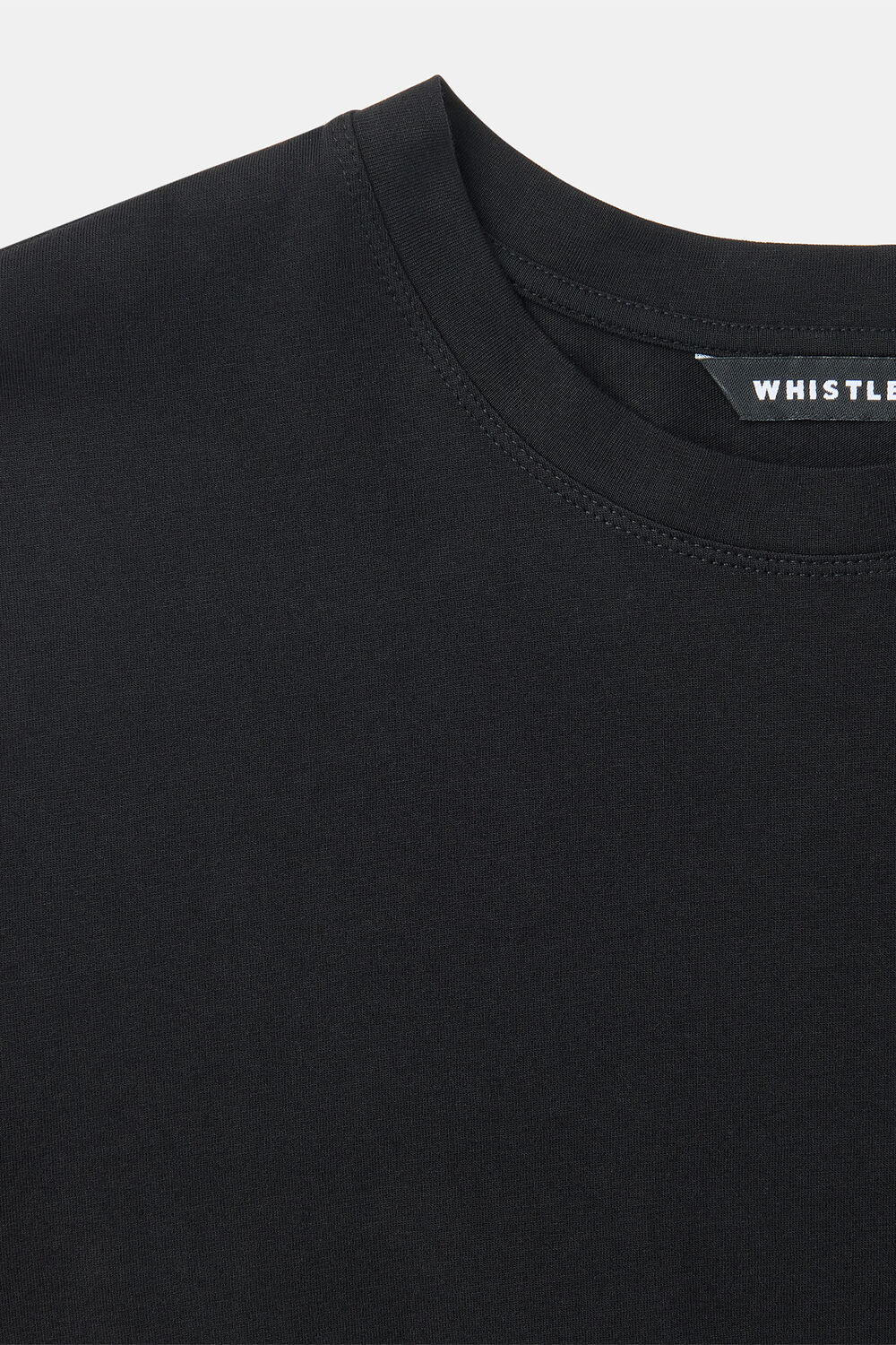 Black Relaxed Long Sleeve Tee