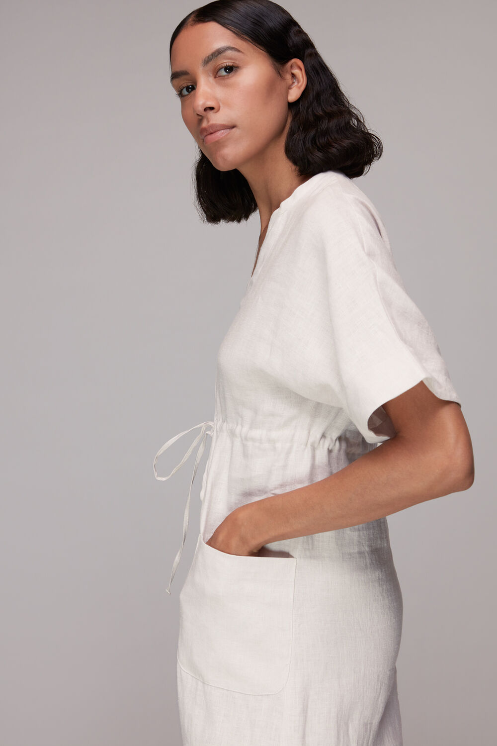 Imogen Linen Midi Dress