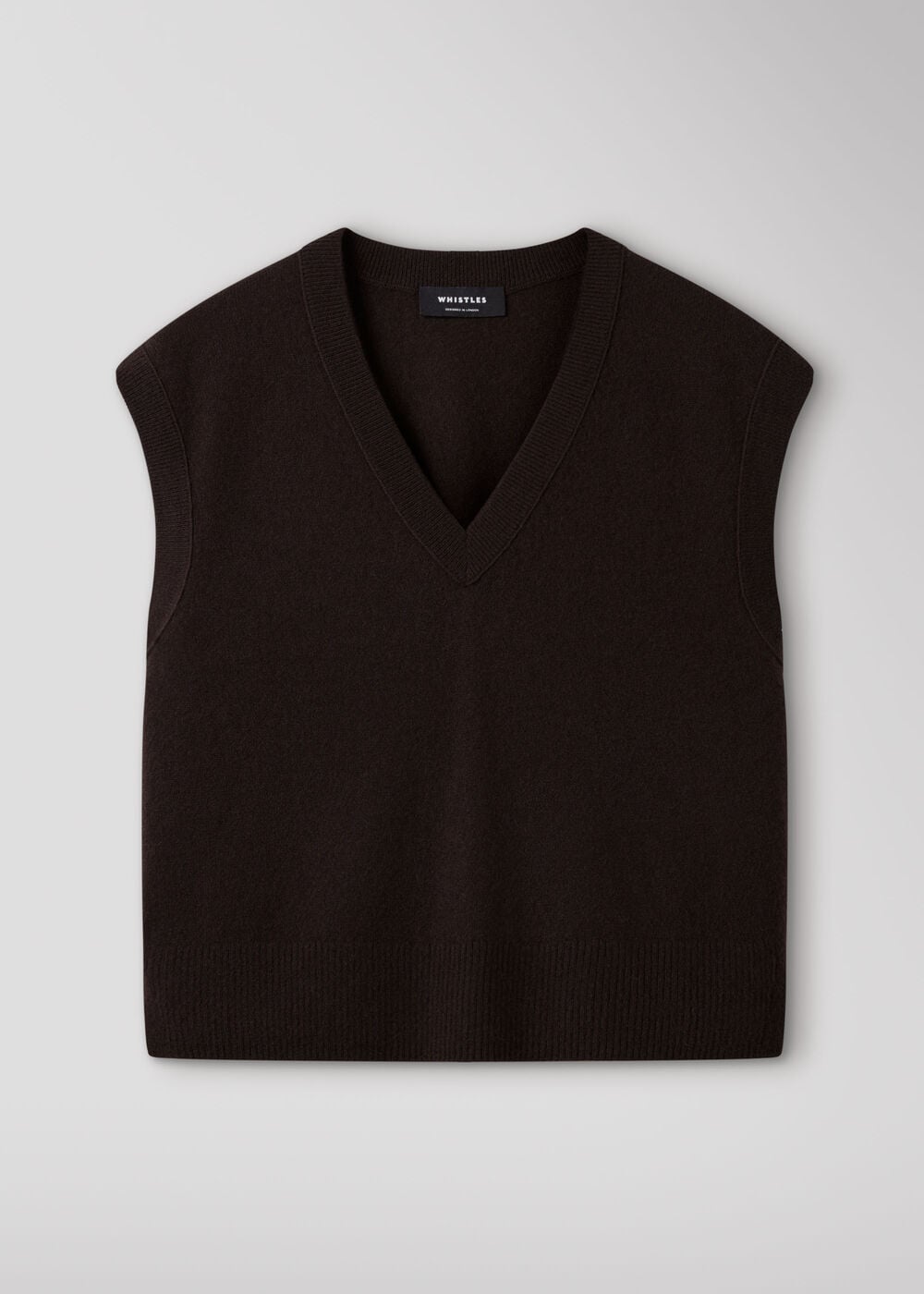 Cashmere V Neck Tank