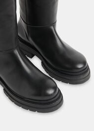 Maceo Lug Sole Knee High Boot