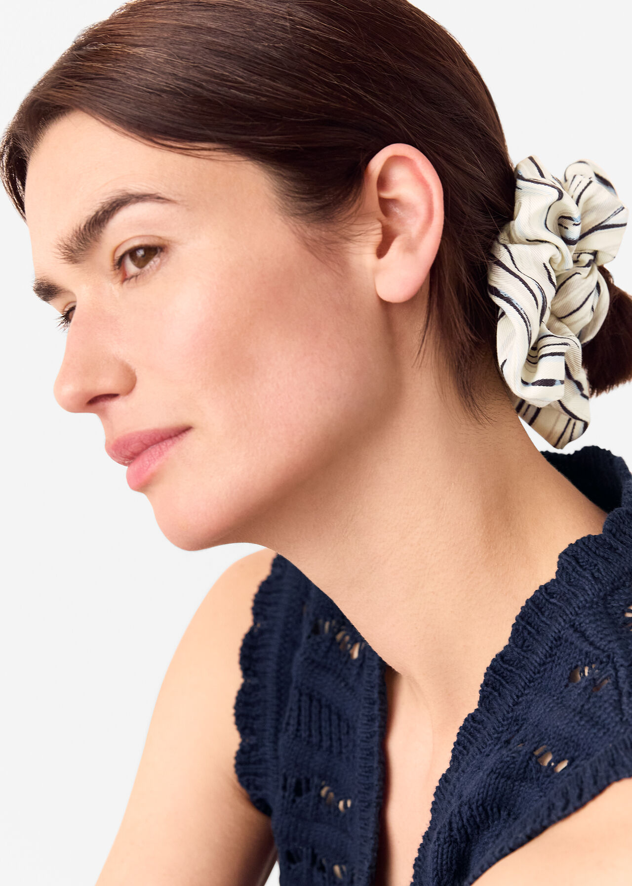 Abstract Stripe Scrunchie