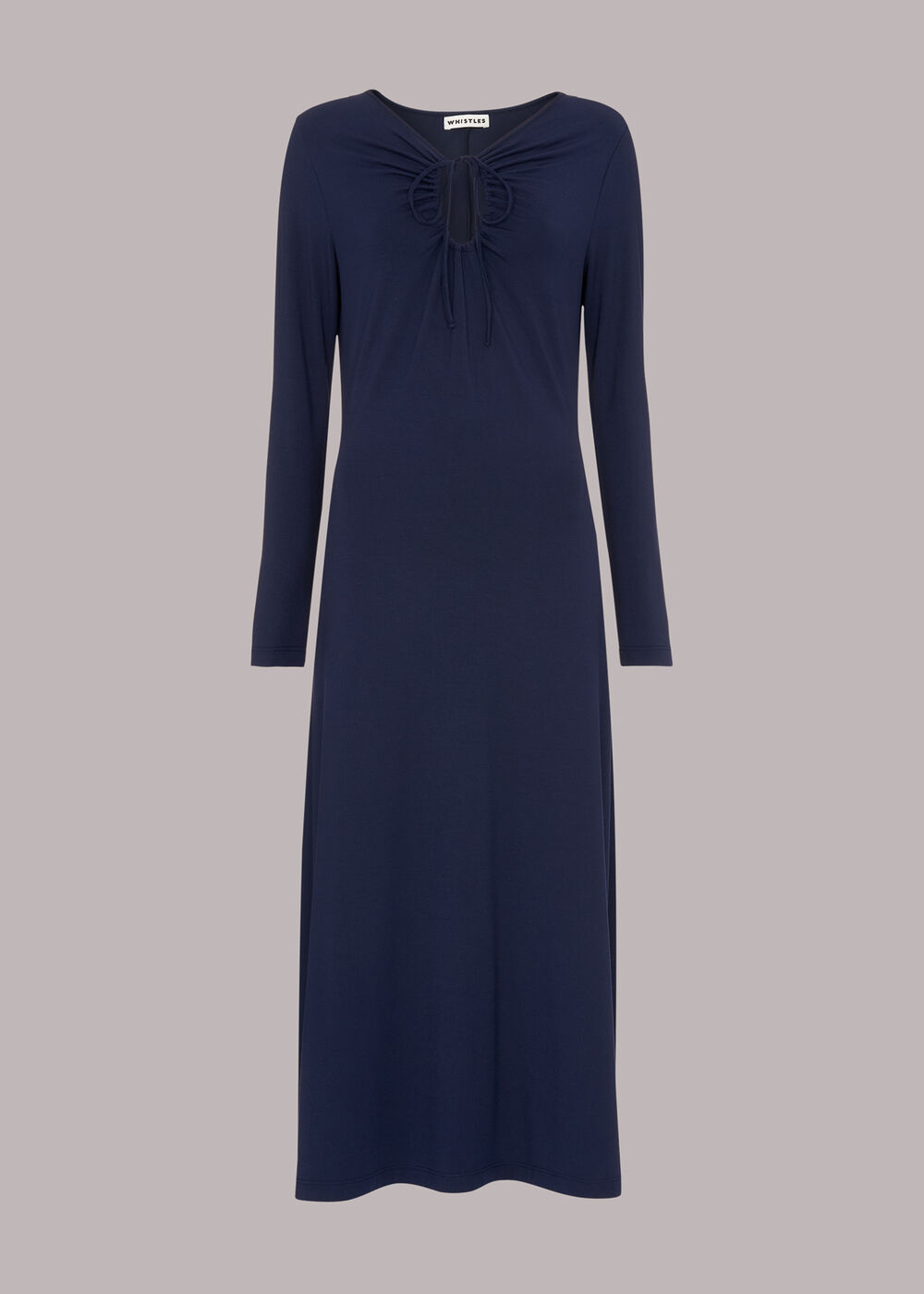 Keyhole Cutout Jersey Dress