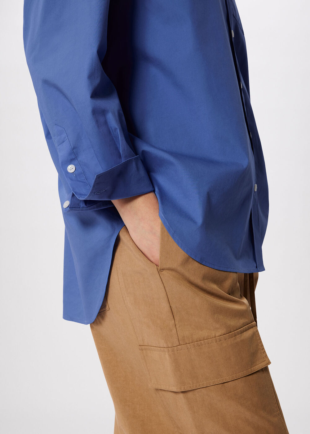 Oversized Cotton Poplin Shirt