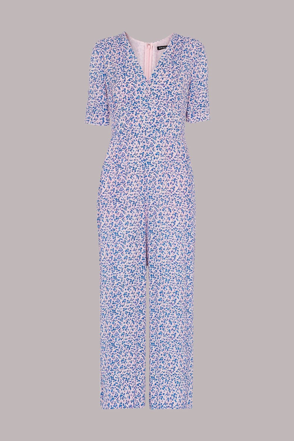 Floral Garden Print Jumpsuit