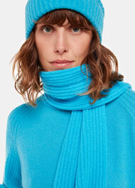 Wool Mix Rib Scarf
