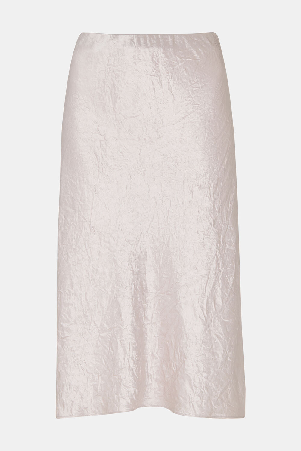 Satin Knee Length Skirt