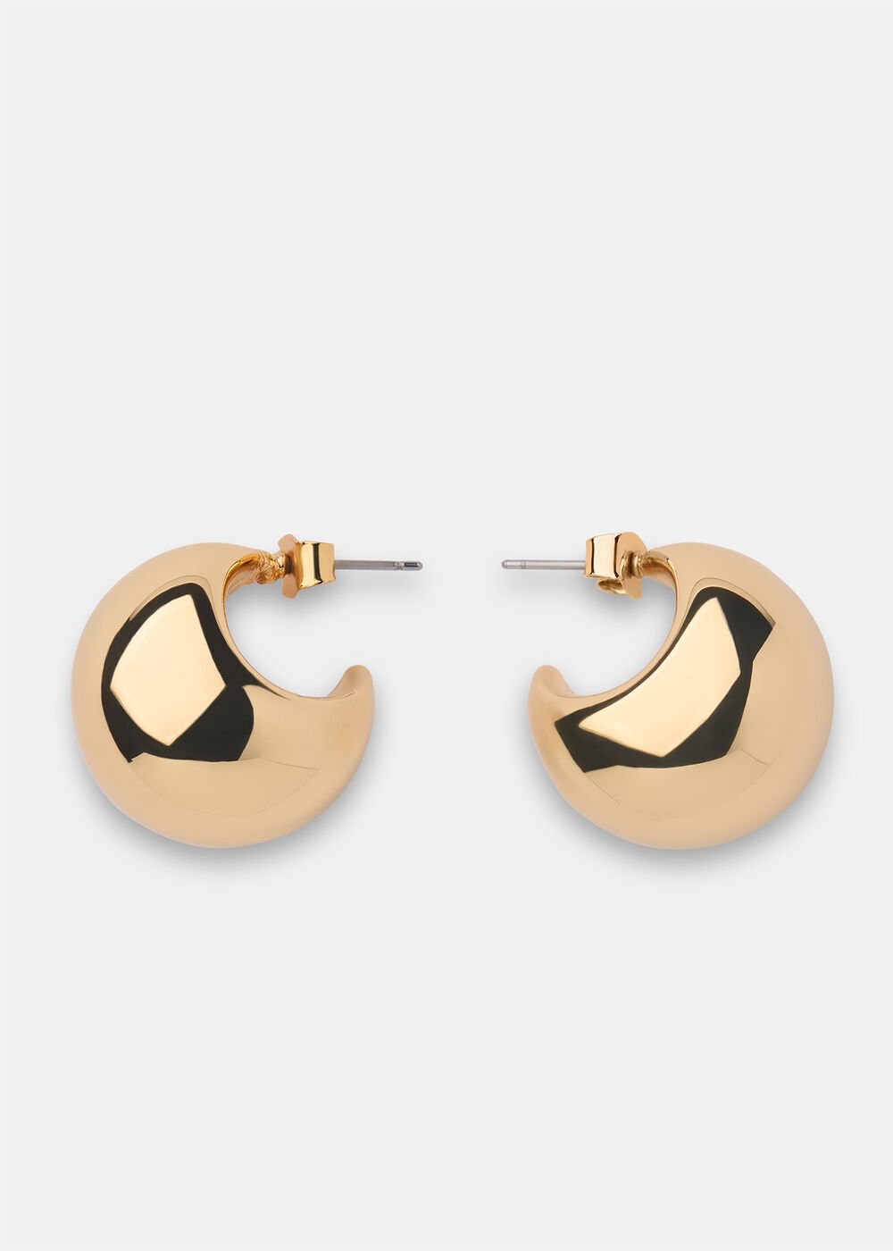 Chunky Curved Stud Earring