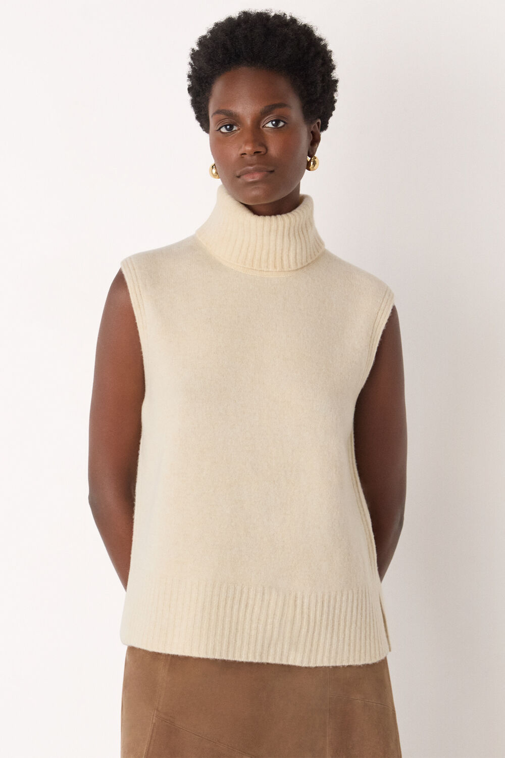 Roll Neck Detail Tank