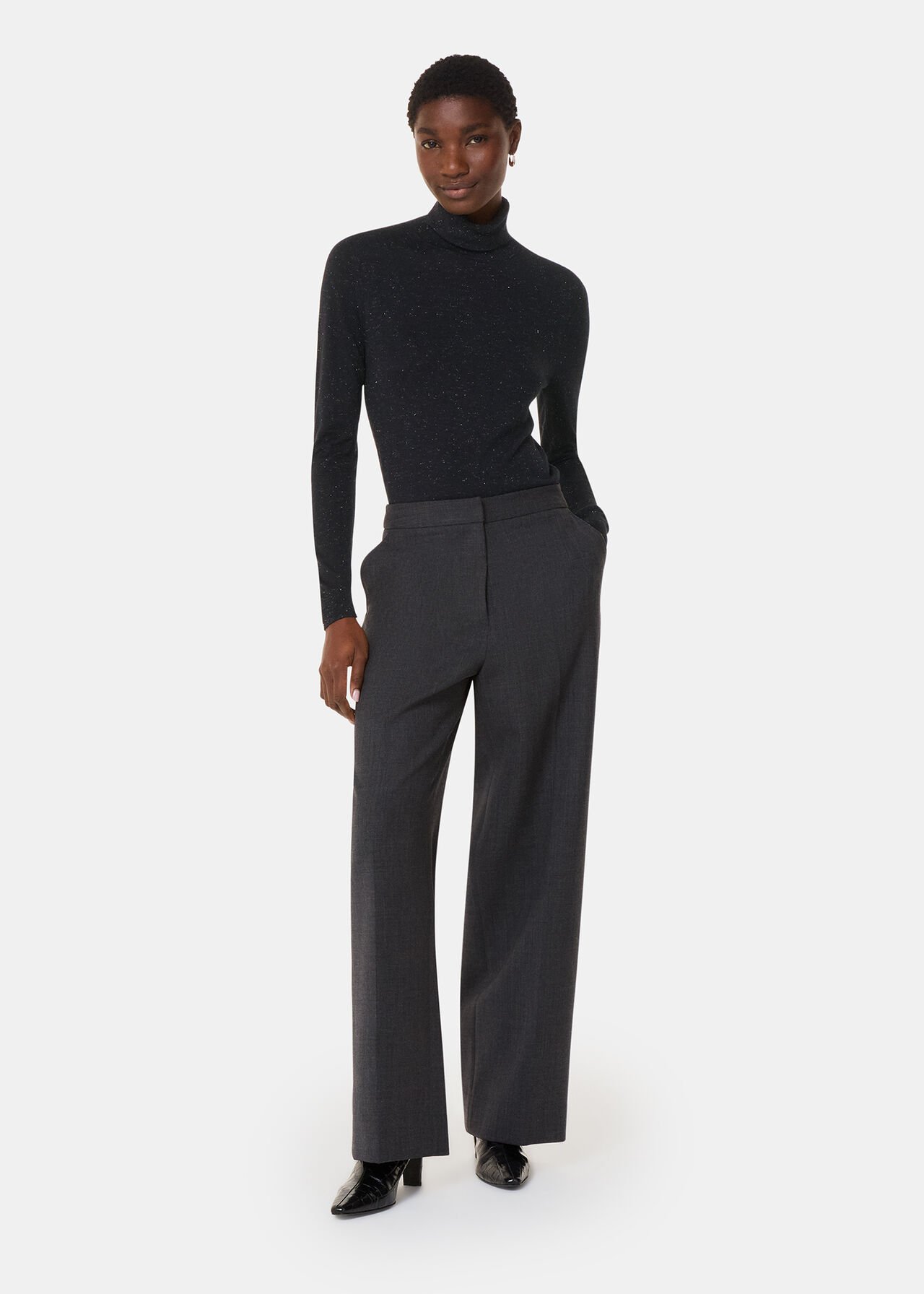 Annie Sparkle Roll Neck