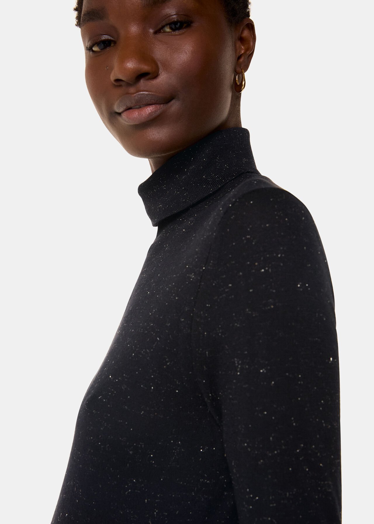 Annie Sparkle Roll Neck