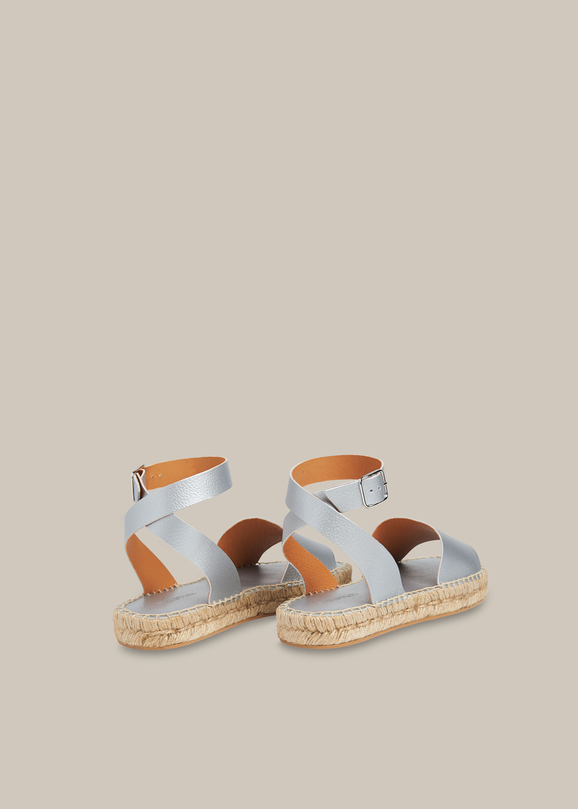 Silver Lula Espadrille Sandal WHISTLES