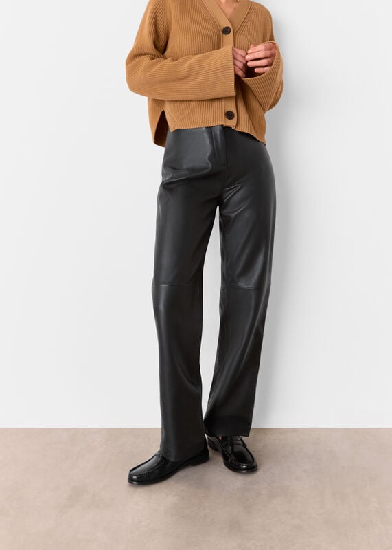 Black Ultimate Leather Pants 