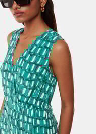 Petite Linked Smudge Lorna Jumpsuit