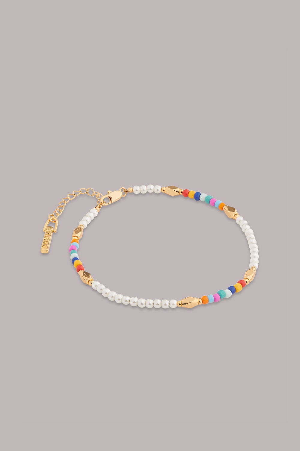 Multicolour Multi Beaded Anklet