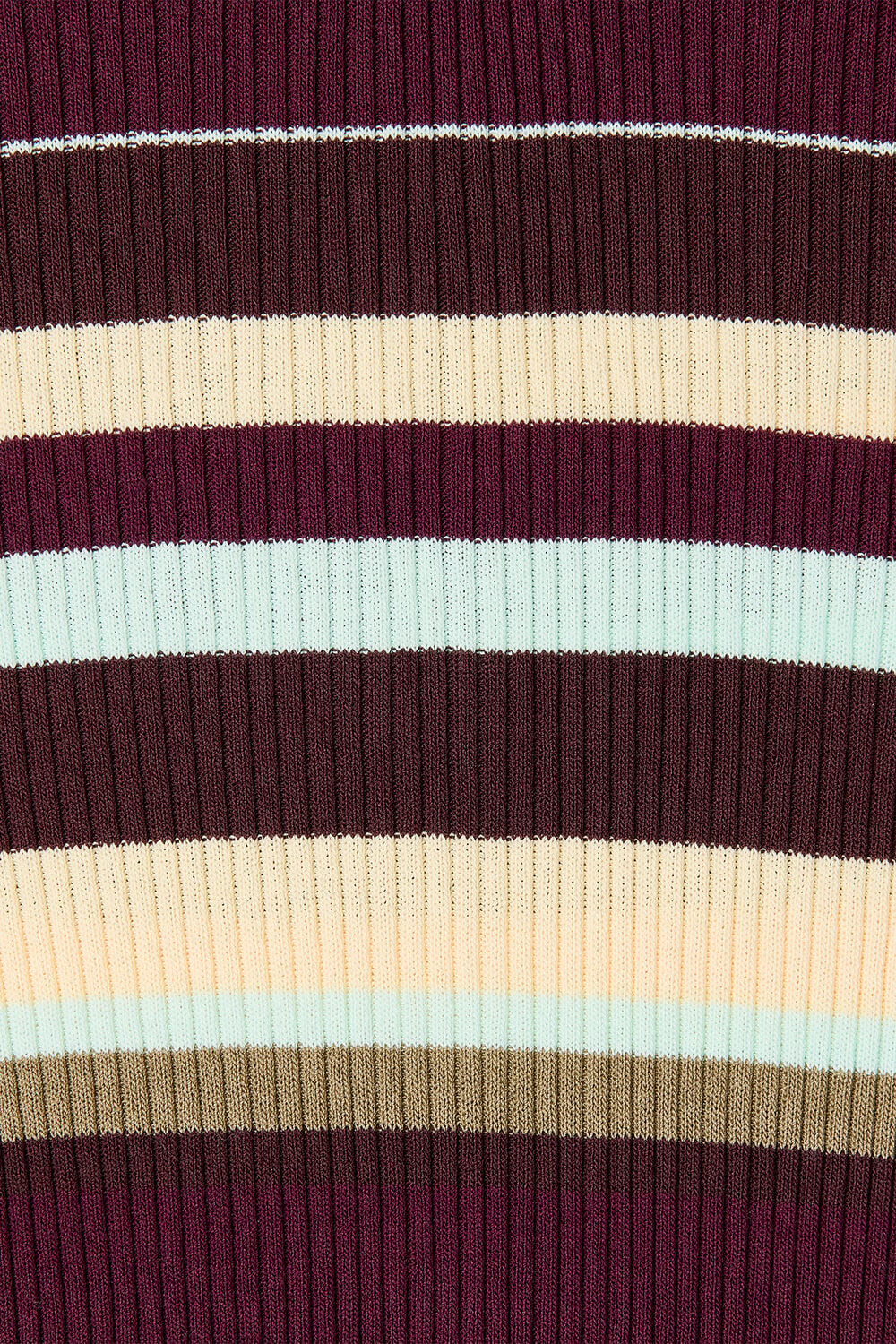 Multi Stripe Crew Neck Knit