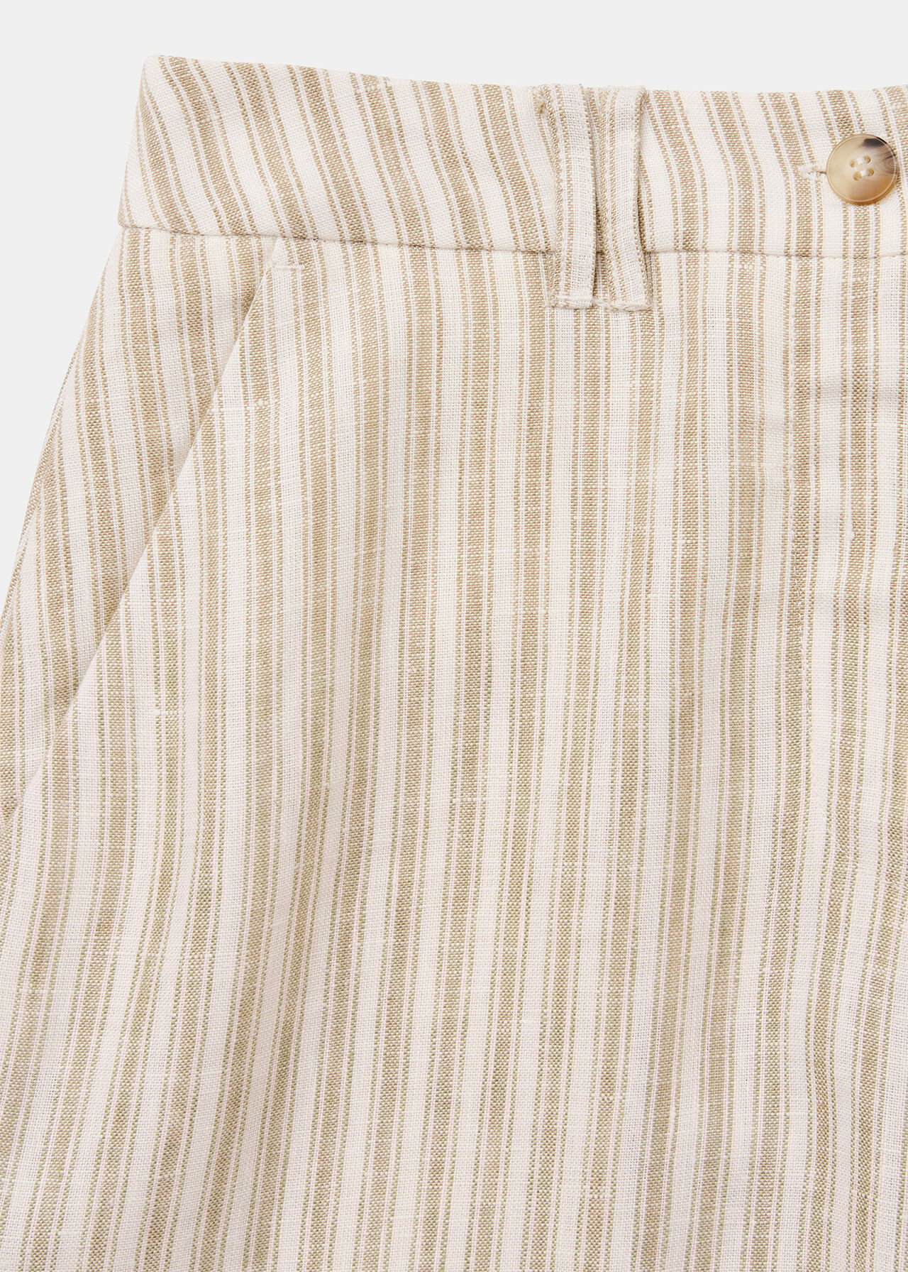 Linen Stripe Trouser