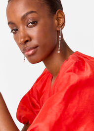 Mixed Bead Drop Earring