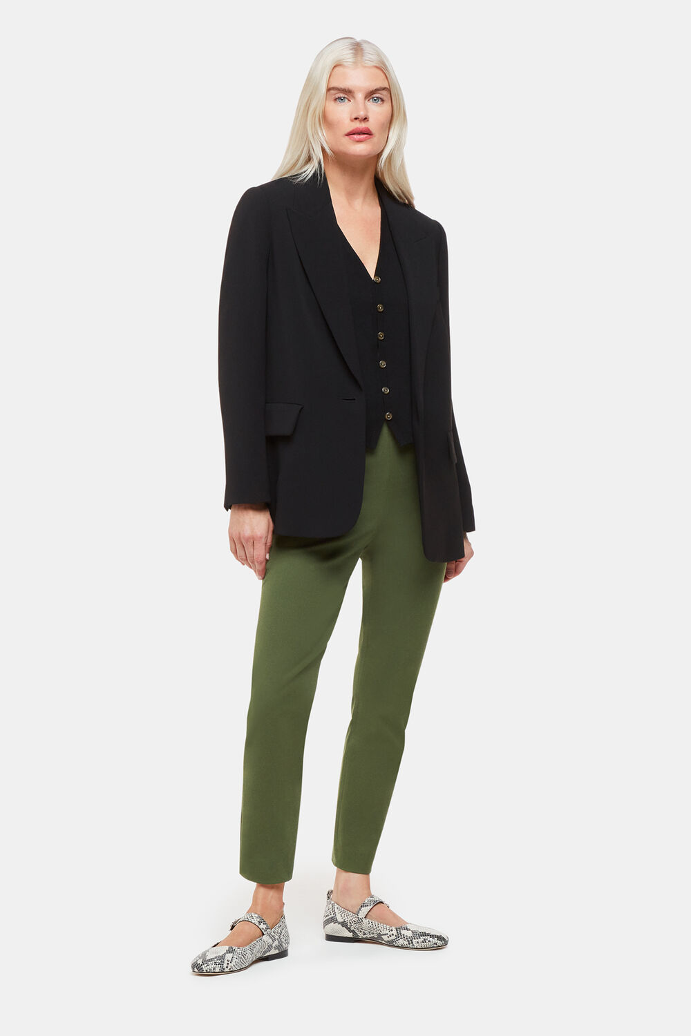 Khaki Petite Super Stretch Pants&nbsp;