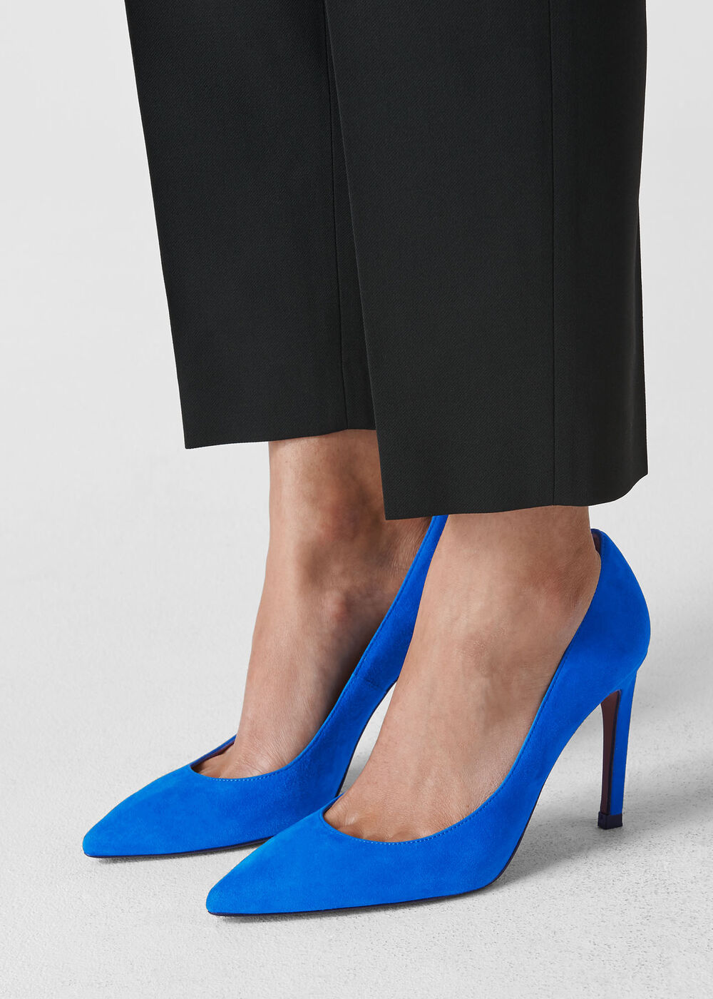Cornel Suede Point Pump Blue