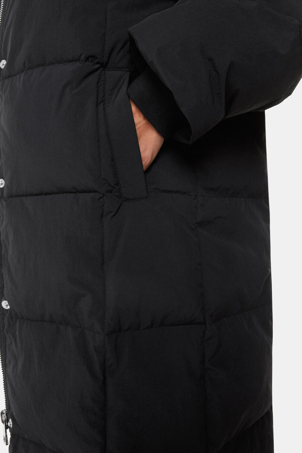 Black Una Puffa Coat