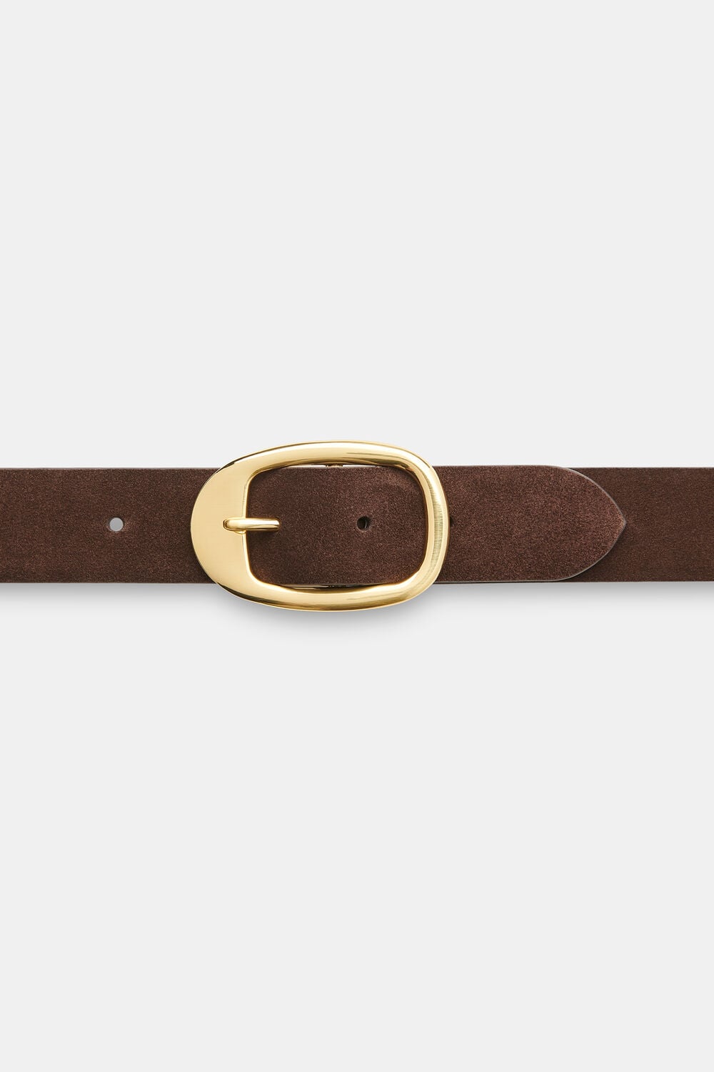 Chocolate Suede Belt