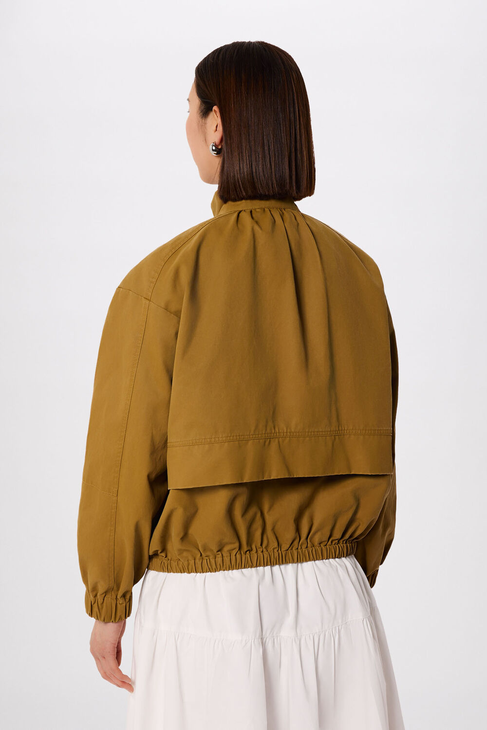 Wax Coated Bomber Jacket