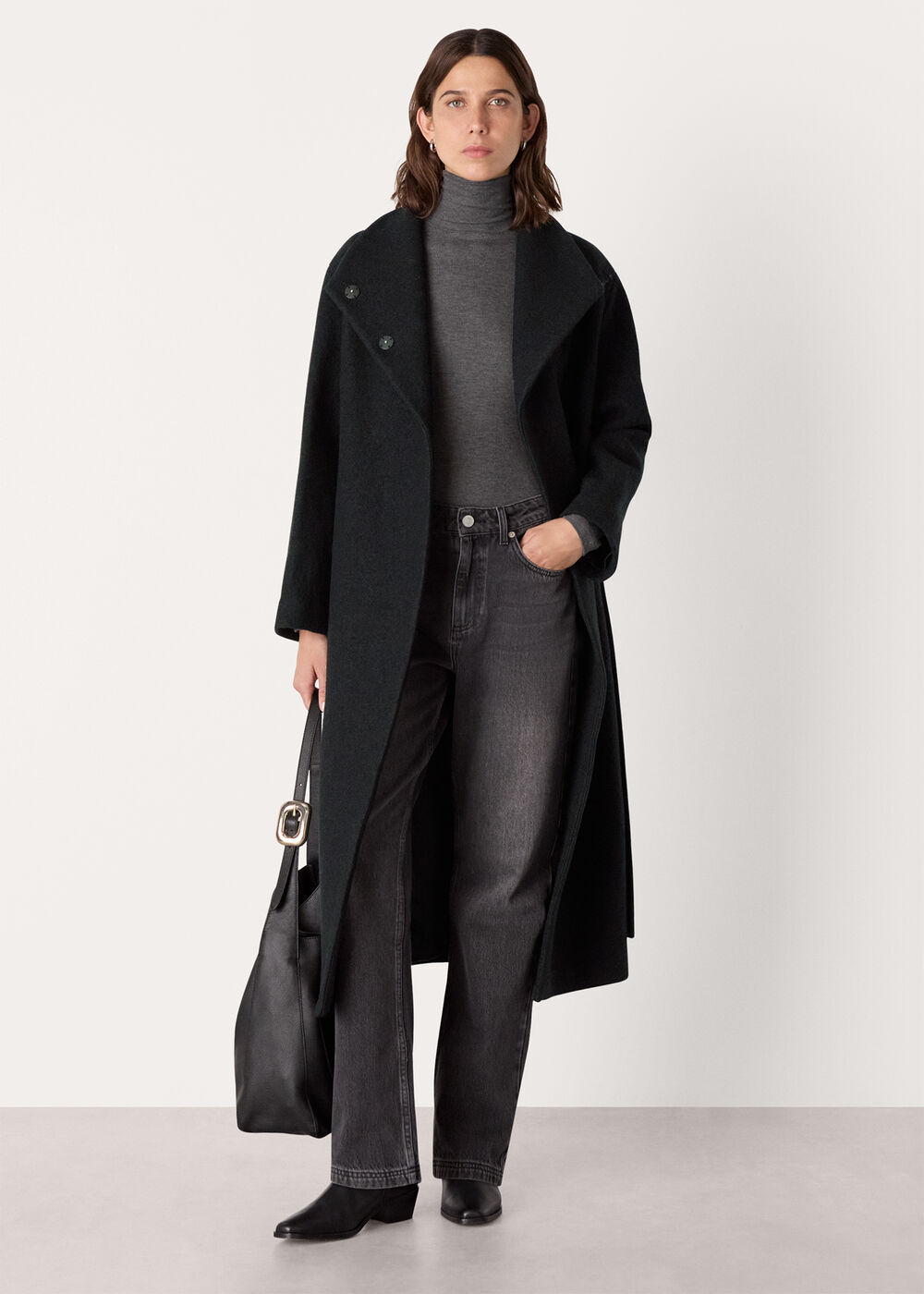 Morgan Funnel Neck Coat