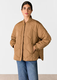 Ida Short Quilted Coat