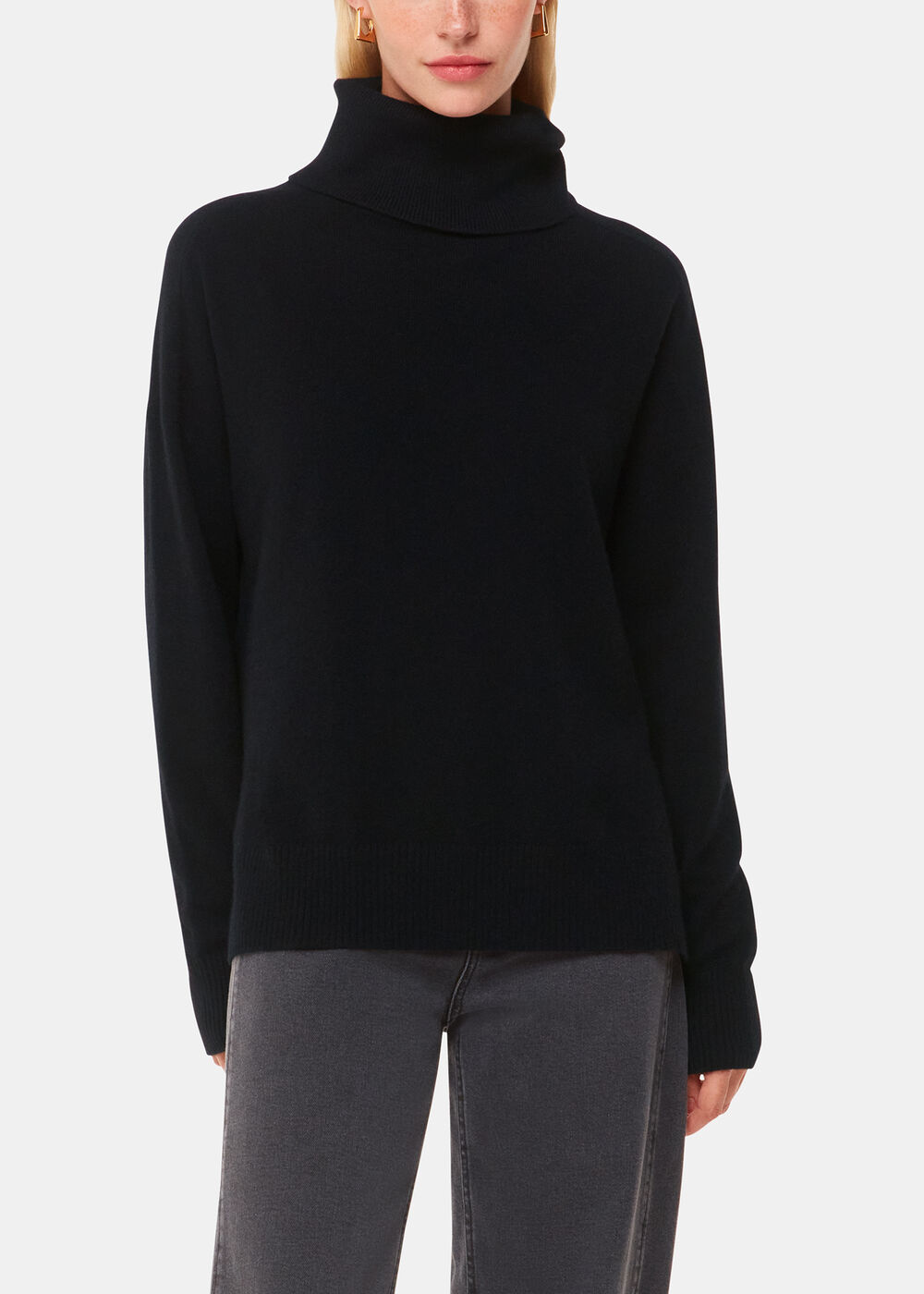 Cashmere Roll Neck