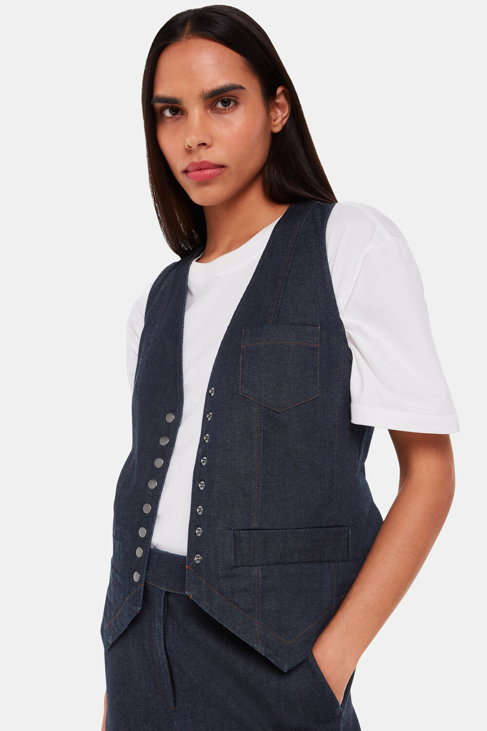 Joanna Denim Waistcoat