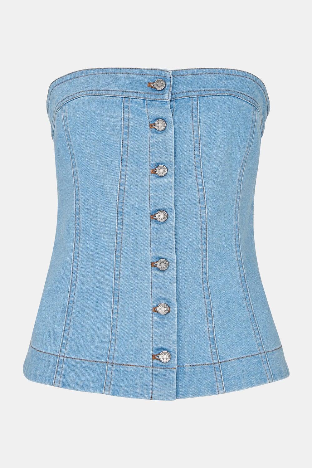 Denim Corset Top