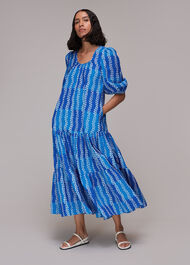 Trailing Leaf Trapeze Dress